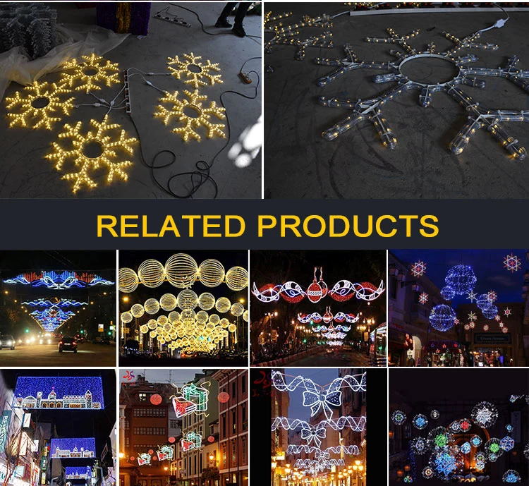 LED Illumination Decoration Christmas Lights Outdoor Street Holiday Lighting