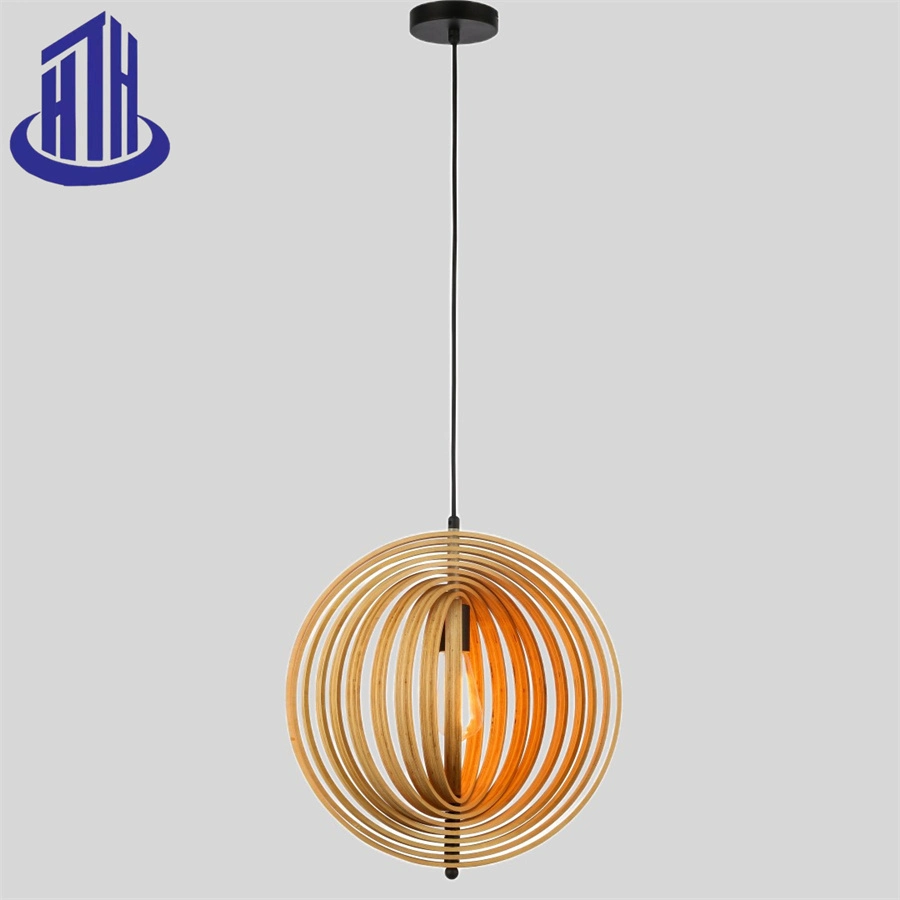 Environmental E27*1-Light Natural Wood Ceiling Chandelier Pendant Light (669B)