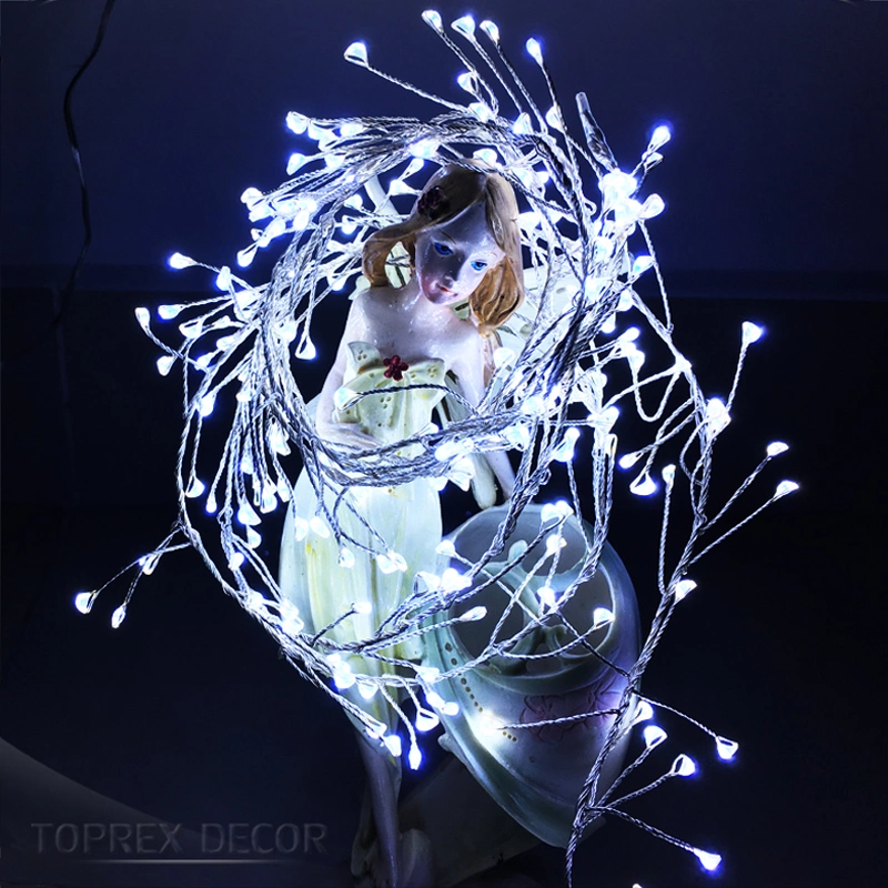 Firework Tree Branches Outdoor Waterproof Plug in Fairy Lights for Christmas