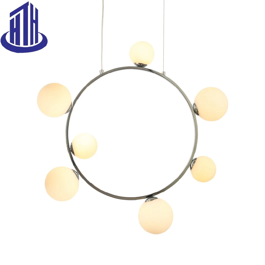 Modern Simple Kitchen Island Pendant Light Round Pendant Hanging Light