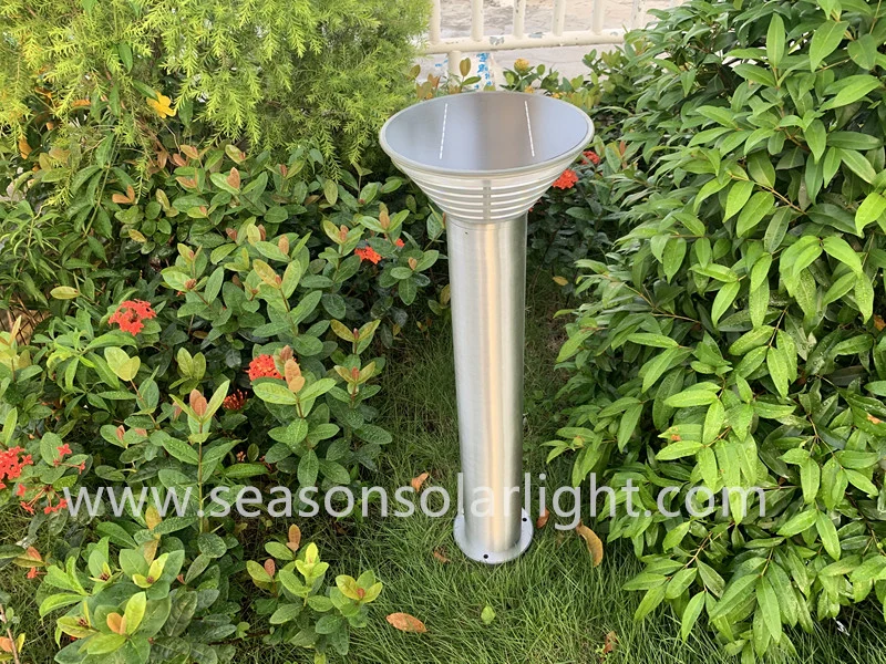 Smart Energy System Decoration Lighting Outdoor Bollard Solar Garden Light with LiFePO4 Battery &amp; LED Light