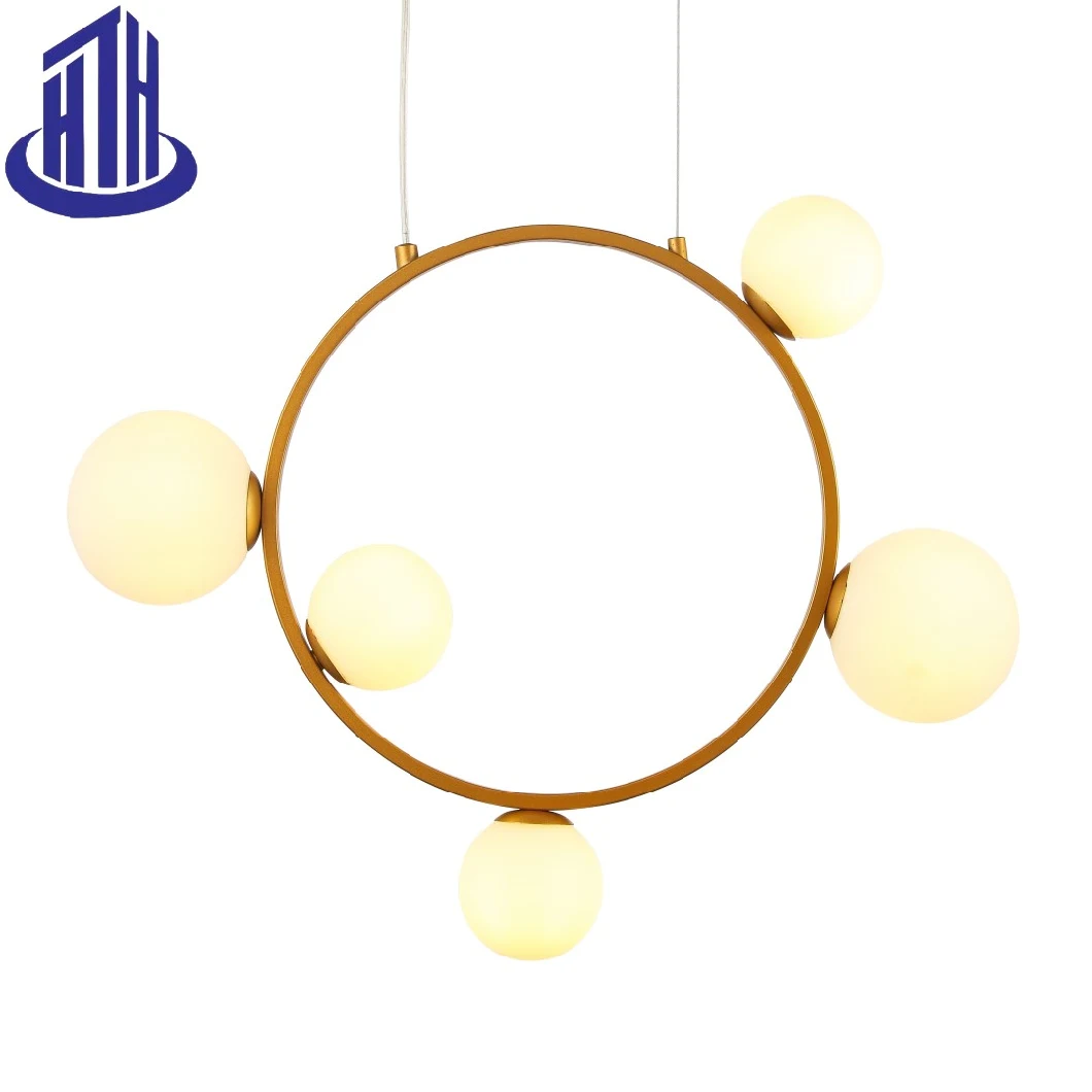 Modern Simple Kitchen Island Pendant Light Round Pendant Hanging Light